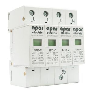 Ogranicznik przepięć ochronnik typ C 4P APAR ELECTRIC