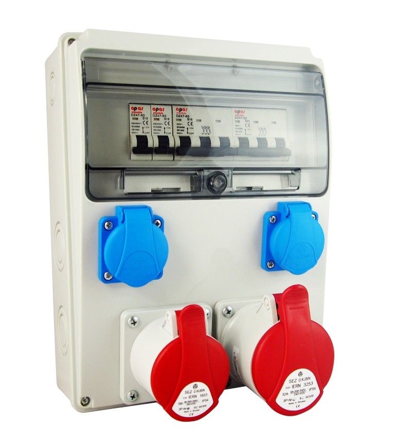 Rozdzielnica budowlana C1632 W elektryczna rbetka C1632W