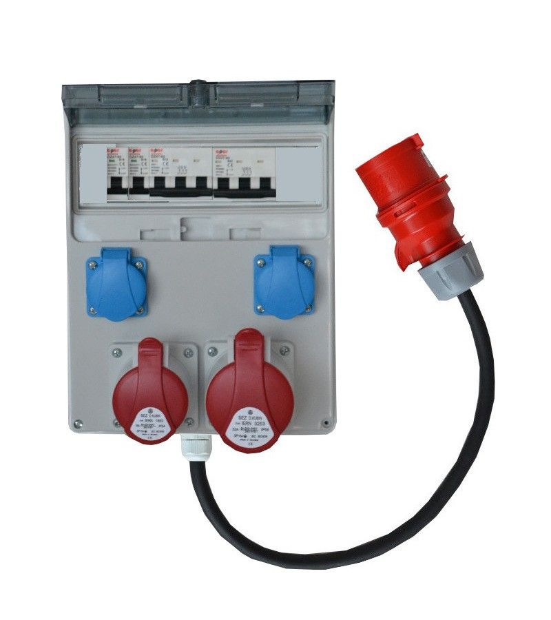 Rozdzielnia budowlana elektryczna C1632W przewód