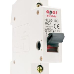 100A 1P Rozłącznik izolacyjny wyłącznik główny APAR ELECTRIC