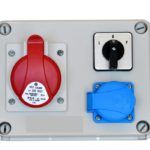 Rozdzielnica budowlana z przełącznikiem LOP 16A