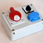 Rozdzielnica budowlana z przełącznikiem LOP 16A